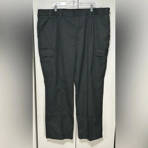 Galls Men Uniform Gray Tactical Multiple Pocket Cargo Pants Grip Waistband 48X32